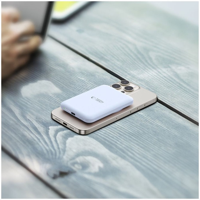 Powerbank PB10 Lifemag MagSafe 5000mAh, kék, Tech-Protect