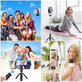 Selfie bot állvánnyal L02S, fekete, Tech-Protect