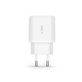 Hálózati töltő C20W 2-PORT PD 20W / QC3.0 + Lightning Cable, fehér, Tech-Protect