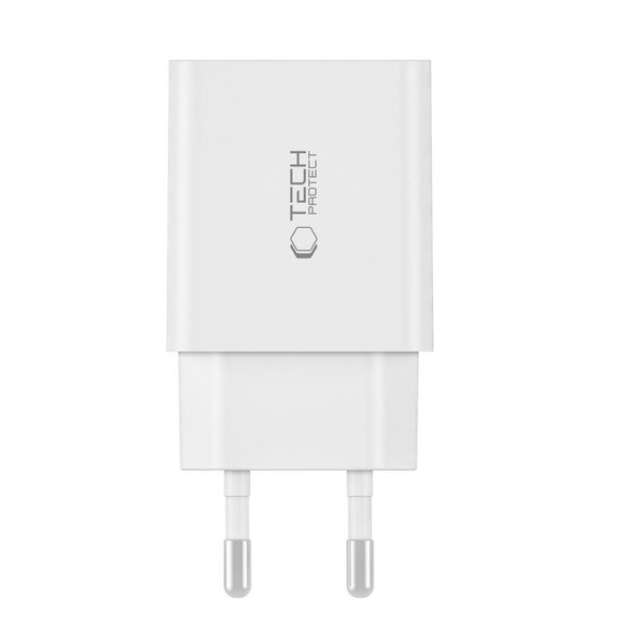 Hálózati töltő C35W 2-PORT PD 35W, fehér, Tech-Protect