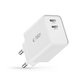 Hálózati töltő C35W 2-PORT PD 35W, fehér, Tech-Protect