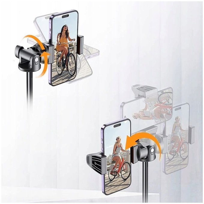 Selfie bot állvánnyal L03S, fehér, Tech-Protect