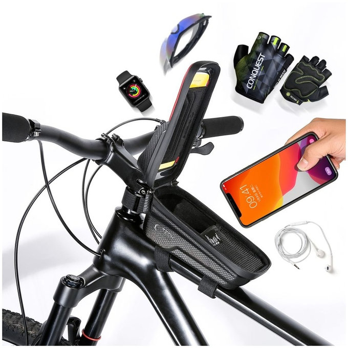 Kerékpáros tartó V2 Universal Bike Mount "M", fekete, Tech-Protect