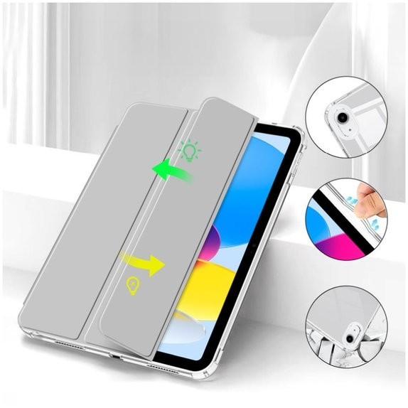Tok Sc Pen Hybrid iPad 10.9" 10 / 2022 / 11" 11 / 2025, szürke, Tech-Protect