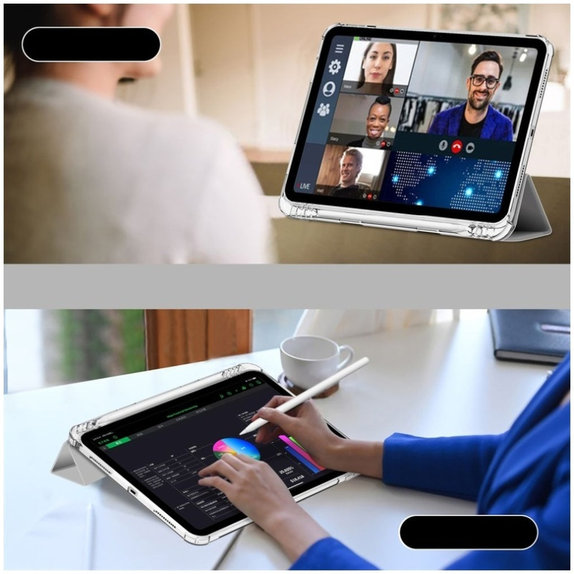 Tok Sc Pen Hybrid iPad 10.9" 10 / 2022 / 11" 11 / 2025, szürke, Tech-Protect