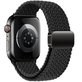 Szíj Nylonmag Apple Watch 8 / 9 / 10 / 11 / SE / Ultra (44 / 45 / 46 / 49 mm), fekete, Tech-Protect