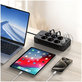 Hálózati töltő PC6X6 Power Strip 3 USB & 3 USB-C & 6 Socket 200cm, fekete, Tech-Protect