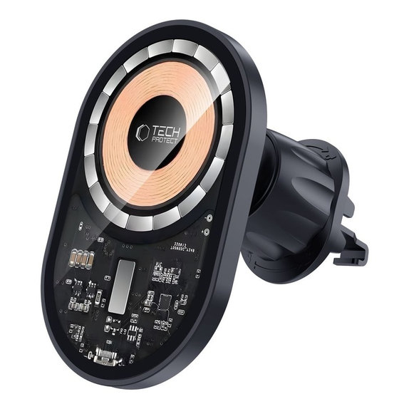 Autós tartó MM15W-V6 Magnetic MagSafe Dashboard & Vent 15W, Black/Interior, Tech-Protect