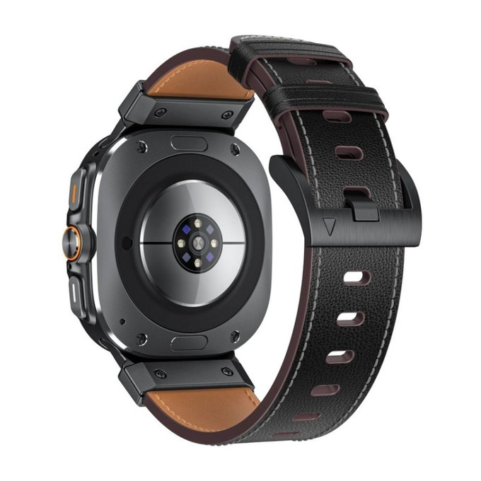 Szíj Delta Pro Samsung Watch Ultra 1 / 2 2024-2026 (47 mm) Leather, fekete, Tech-Protect
