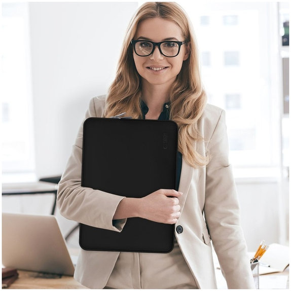 Laptoptok Neoslim 13-14, fekete, Tech-Protect