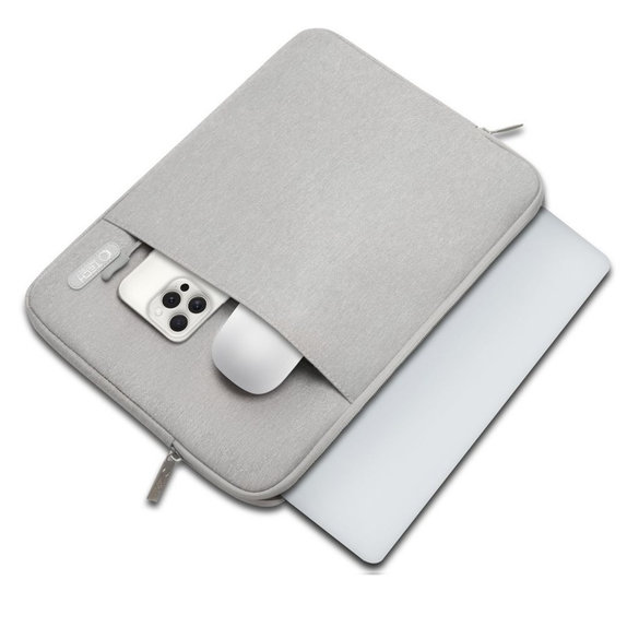 Laptoptok Sleevy 13-14, Crayon Grey, Tech-Protect