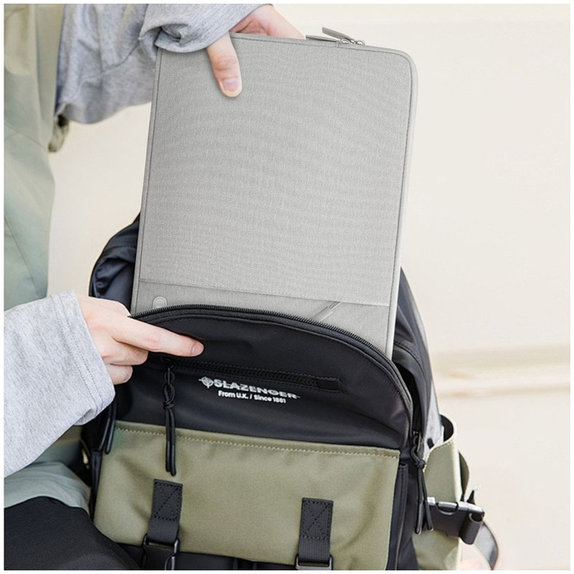 Laptoptok Sleevy 13-14, Crayon Grey, Tech-Protect