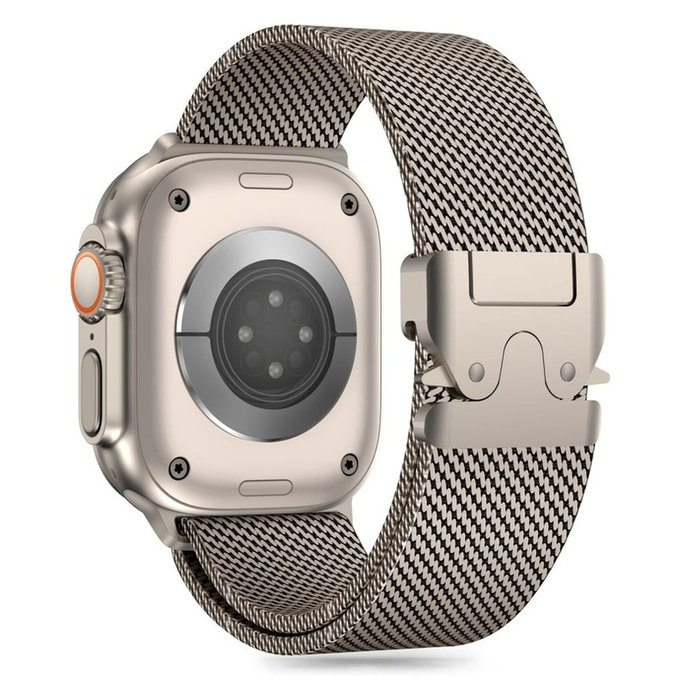 Szíj Milano Apple Watch 8 / 9 / 10 / 11 / SE / Ultra (44 / 45 / 46 / 49 mm), Titanium, Tech-Protect