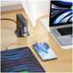 Hálózati töltő DC80W-GAN 6-PORT PD 80W / QC3.0, fekete, Tech-Protect
