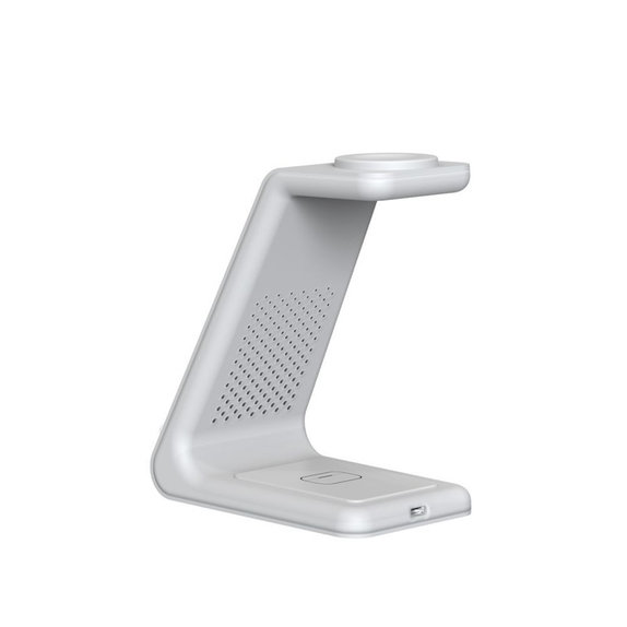 Vezeték nélküli töltő QI15W-A36 3IN1 for Apple, fehér, Tech-Protect