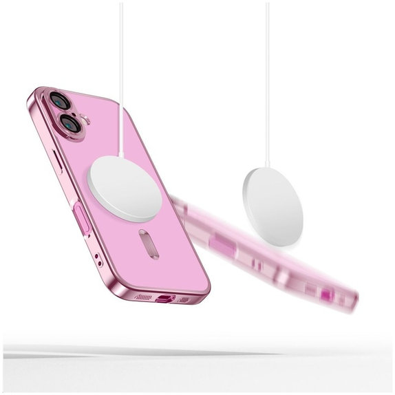 Tok MagFlex MagSafe iPhone 16 Shiny Rose, Tech-Protect