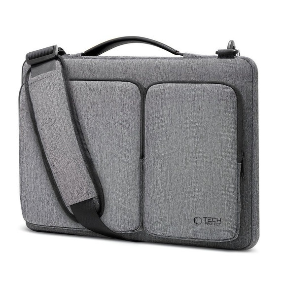 Laptoptok Defender Bag 13-14, Crayon Grey, Tech-Protect