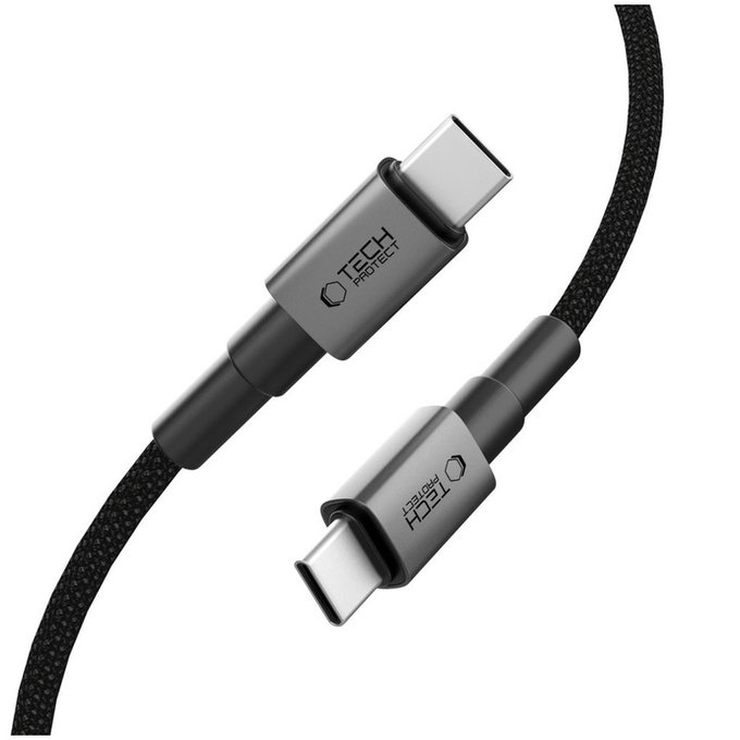 Kábel Ultraboost Dna USB-C Cable PD 100W / 5A 300cm, Iron Grey, Tech-Protect