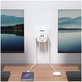 Hálózati töltő PCL3X4 Power Socket 2 USB & 2 USB-C & 3 Socket, fehér, Tech-Protect