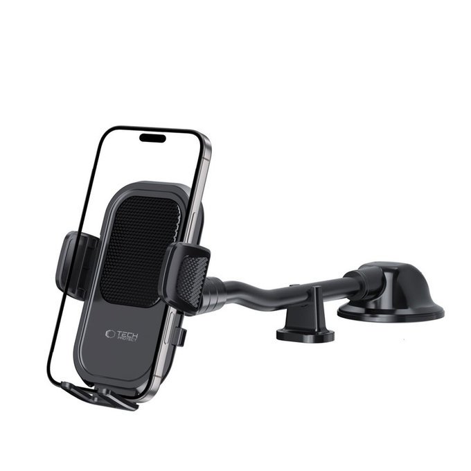 Autós tartó V8 Universal Long Arm Dashboard & Windshield, fekete, Tech-Protect