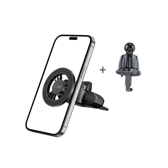 Autós tartó N56 Magnetic MagSafe Cd & Vent, fekete, Tech-Protect