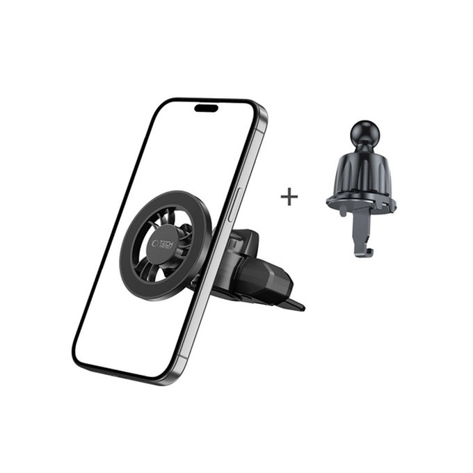 Autós tartó N56 Magnetic MagSafe Cd & Vent, fekete, Tech-Protect