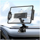 Autós tartó V4 Universal Windshield & Dashboard for Tablet, fekete, Tech-Protect