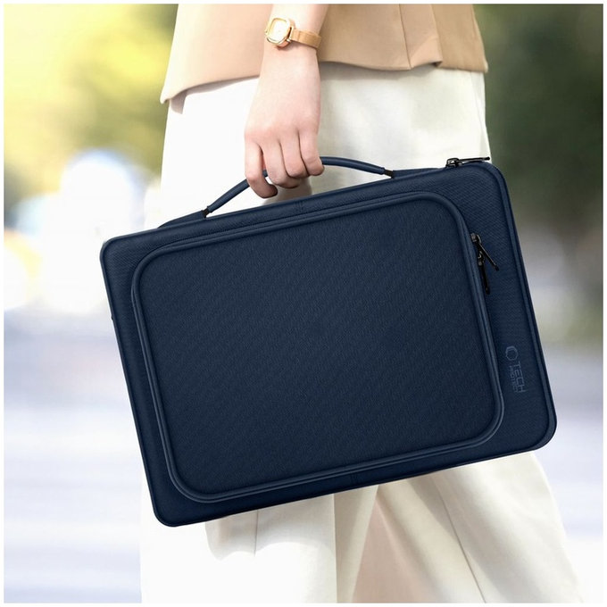 Laptoptok Basic Bag 15-16, Navy Blue, Tech-Protect