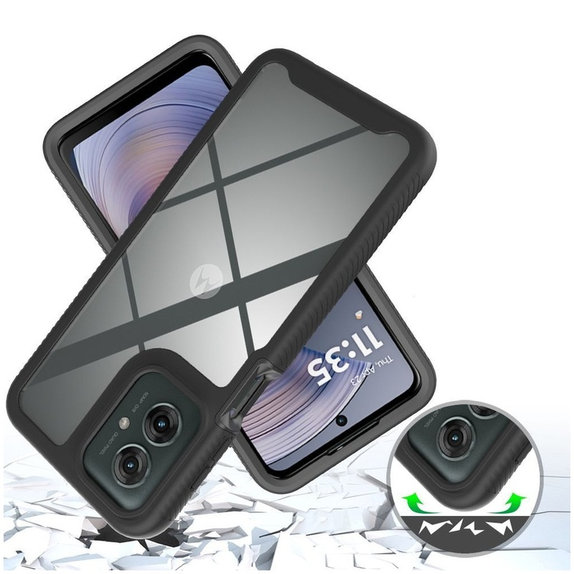 Tok Defense Motorola Moto G15 / G15 Power / G17 / G17 Power / G05 / E15, fekete, Tech-Protect