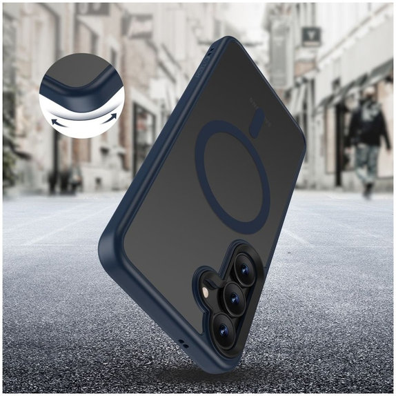 Tok MagMat MagSafe Samsung S25, Matte Navy, Tech-Protect