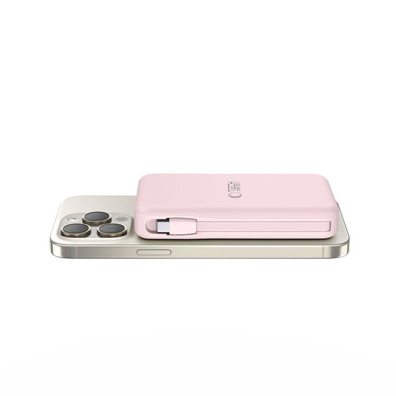 Powerbank PB31 Lifemag MagSafe 10000mAh, rózsaszín, Tech-Protect