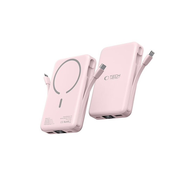 Powerbank PB31 Lifemag MagSafe 10000mAh, rózsaszín, Tech-Protect