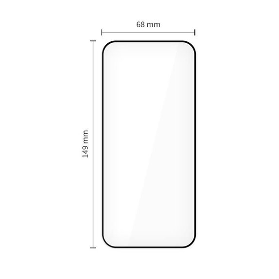 Edzett üveg Quick Set+ 2-PACK iPhone 13 / 13 Pro / 14 / 16E / 17E, fekete, Tech-Protect