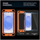 Edzett üveg Quick Set+ 2-PACK Samsung S24 / S25, átlátszó, Tech-Protect