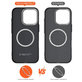 Tok Ion Carbon MagSafe Samsung S25 Ultra, fekete/ezüst, Tech-Protect