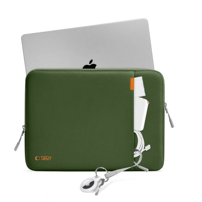 Laptoptok Defender 15-16, Army Green, Tech-Protect