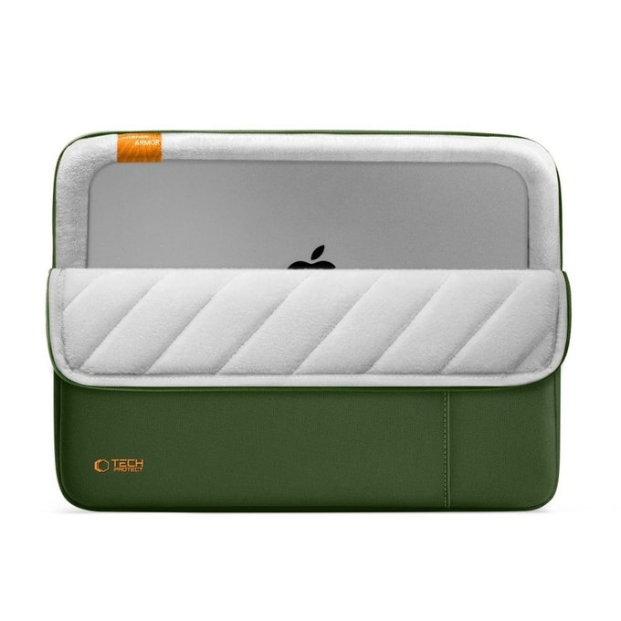 Laptoptok Defender 15-16, Army Green, Tech-Protect