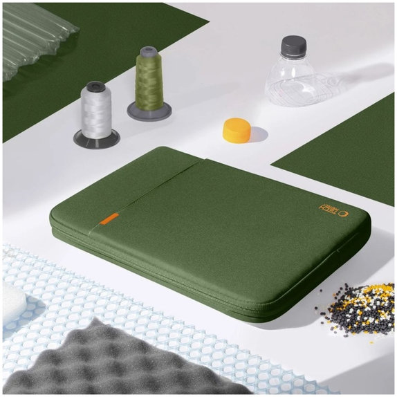 Laptoptok Defender 15-16, Army Green, Tech-Protect
