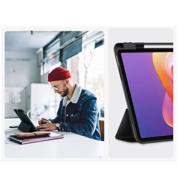 Tok Sc Pen Xiaomi Redmi Pad 2 11.0, fekete, Tech-Protect