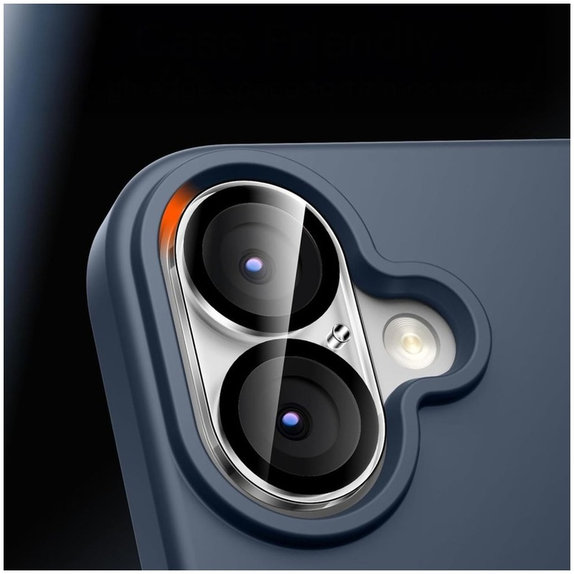 Kameravédő Cam Fit+ iPhone 17, átlátszó, Tech-Protect