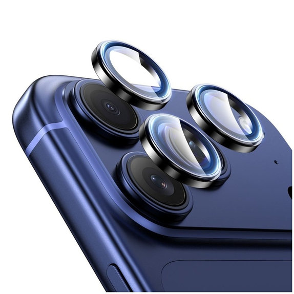 Kameravédő Camring Fit+ iPhone 14 Pro / Max / 15 Pro / Max / 16 Pro / Max / 17 Pro / Max, átlátszó, Tech-Protect