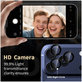 Kameravédő Camring Fit+ iPhone 14 Pro / Max / 15 Pro / Max / 16 Pro / Max / 17 Pro / Max, átlátszó, Tech-Protect