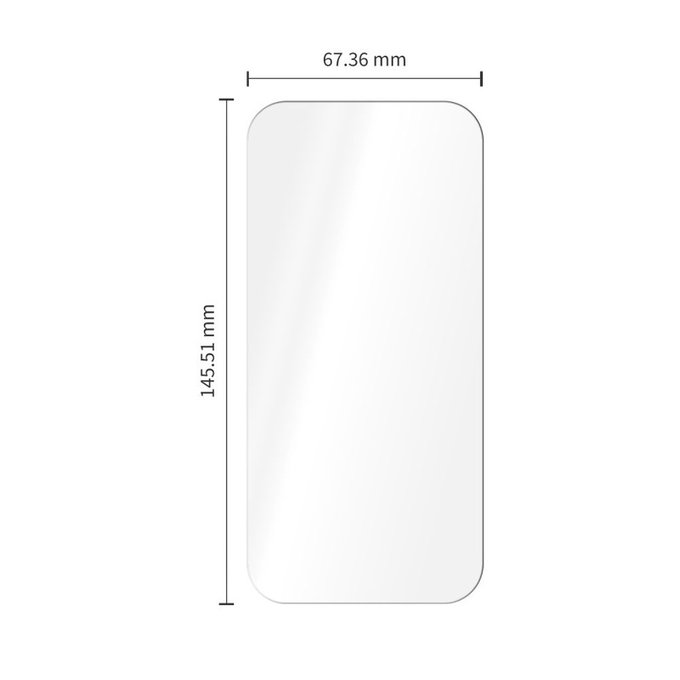 Edzett üveg Glass Fit+ 2-PACK iPhone 16 Pro / 17 / 17 Pro / 18 Pro, átlátszó, Tech-Protect