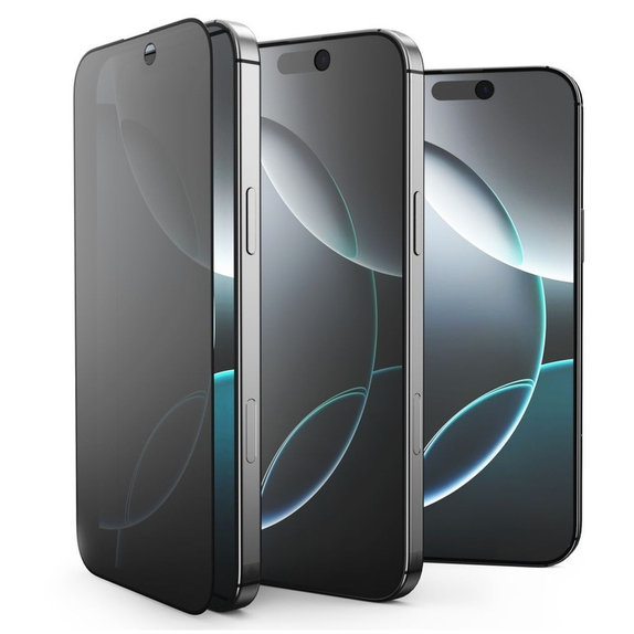 Privacy edzett üveg Glass Spy+ 2-PACK iPhone 16 Pro / 17 / 17 Pro, privacy, Tech-Protect