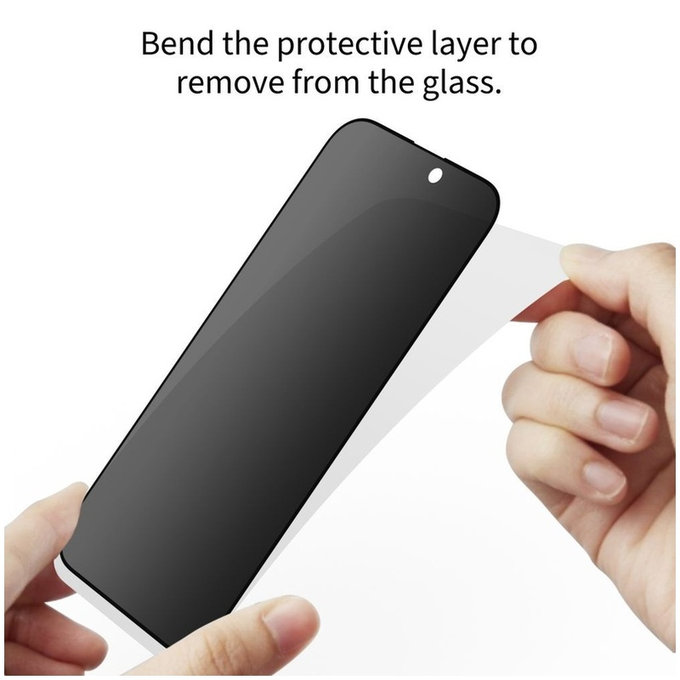 Privacy edzett üveg Glass Spy+ 2-PACK iPhone 16 Pro / 17 / 17 Pro, privacy, Tech-Protect