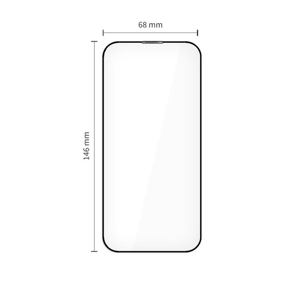 Edzett üveg Quick Set+ 2-PACK iPhone 17, fekete, Tech-Protect