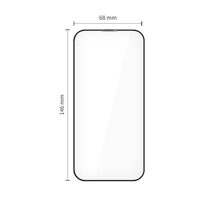 Edzett üveg Quick Set+ 2-PACK iPhone 17, fekete, Tech-Protect