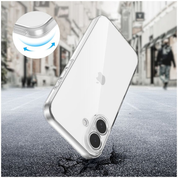 Védőtok FlexAir iPhone 17, číre, Tech-Protect