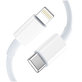 Hálózati töltő NCA30 2-PORT PD 30W / QC3.0 + Lightning Cable, fehér, Tech-Protect