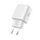 Hálózati töltő NCA20 2-PORT PD 20W / QC3.0 + Lightning Cable, fehér, Tech-Protect